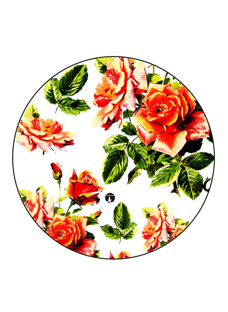 RKN Flowers Printed Mouse Pad  Multicolour