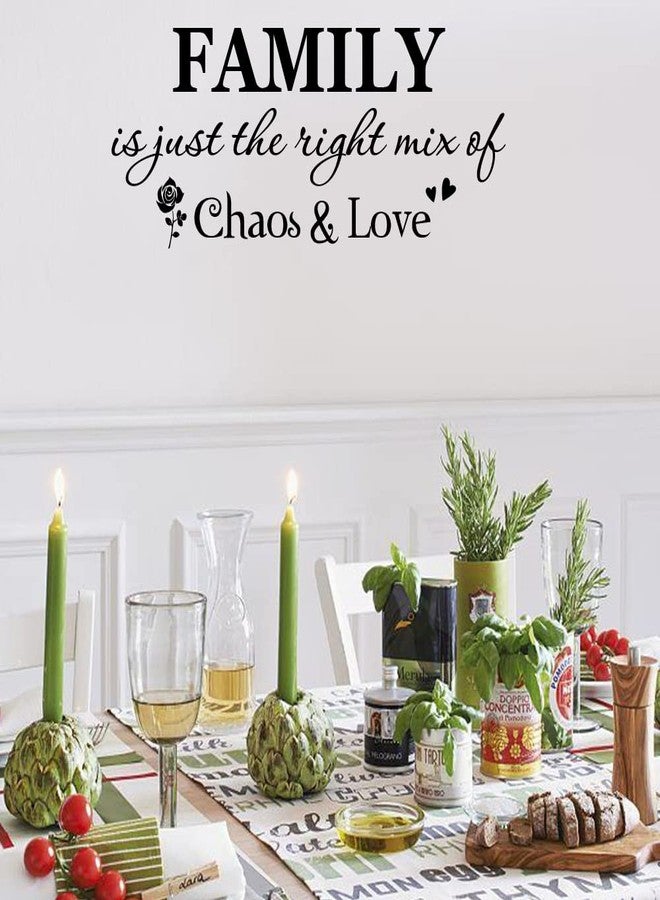 Fencosyn Family is just The Right Mix of Chaos and Love Bedroom Living Room Dining Room Vinyl Wall Art Decal Sticker - Image 5