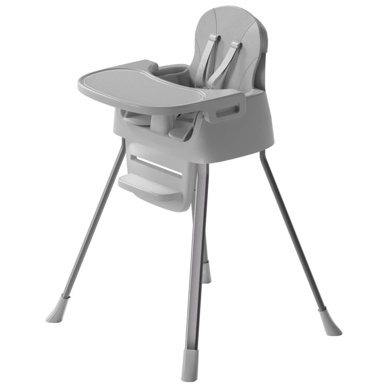 CheerKid Portable Baby Highchair for Months Infants and Toddlers with 5 Point Harness Convertible Comfortable Seat for Cozy Eating Table Sit Up High Chair and Seats for Sitting Up Back Booster Feeding Chairs - Image 1