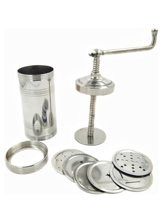 Ayda Stainless Steel Sev Sancha, Murukku, Chakli, Bhujia, Farsan Maker No.9  - Image 2