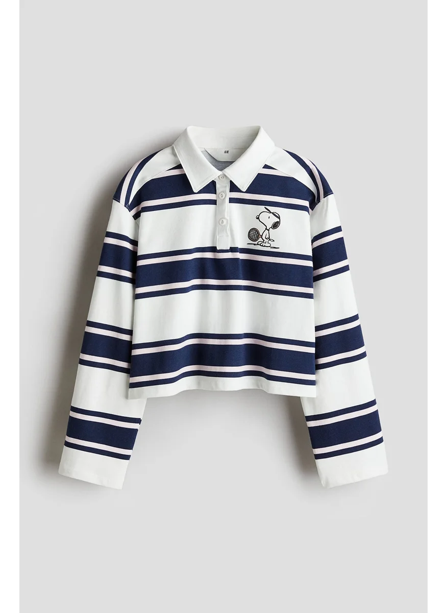 H&M Boxy Rugby Shirt