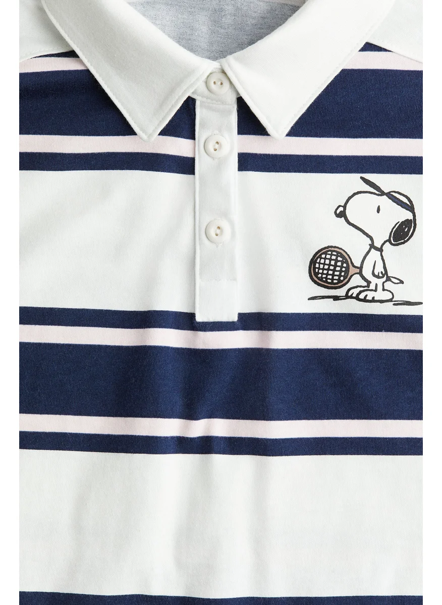 H&M Boxy Rugby Shirt