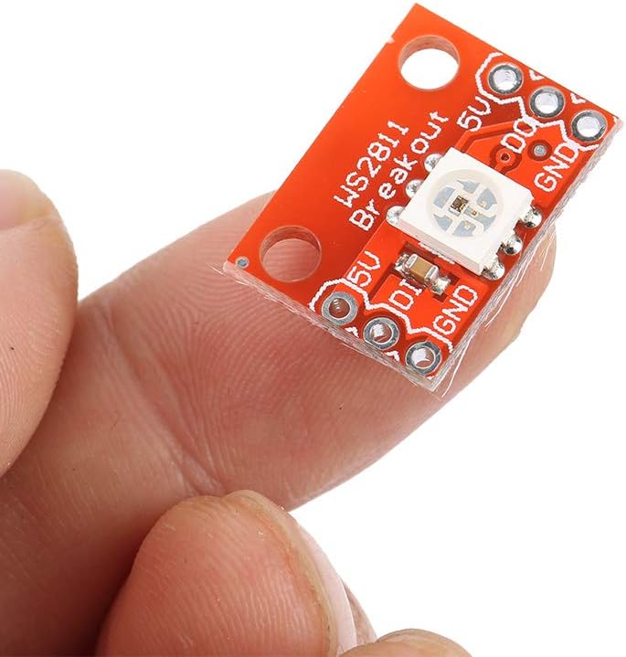 5 قطع من لوحة الخروج WS2812 RGB 5050 RGB، لوحة وحدة الخروج LED، لوحة خروج LED، وحدة خروج لشريط إضاءة LED RGB الملون - Image 4