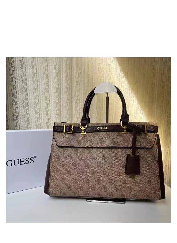 GUESS - GUESS Womens SESTRI Satchel Handbag - Image 1