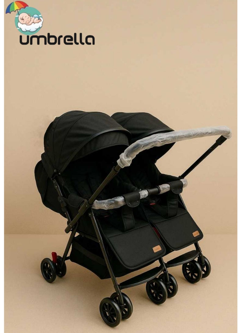 umbrella twin strolle Umbrella with two-way flip-up arm, high quality - Image 1