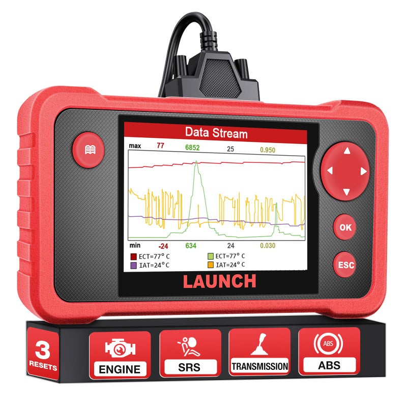 LAUNCH CRP123 V2.0 Elite OBD2 Scanner, 2025 New Engine/ABS/SRS/Transmission Car Diagnostic Tool With Oil Reset/Throttle Adaption/SAS Relearn , Check Engine Code Reader, Lifetime Free Update Scan Tool - Image 1