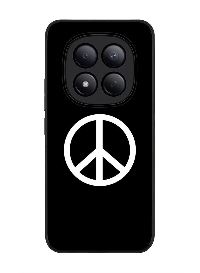 Stylizedd For Xiaomi Redmi Note 15 Pro 4G Case,Slim fit Camera Protection, Shockproof Thin Phone cover  - Peace Sign - Image 1