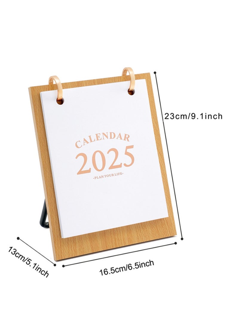Generic Calendar 2025 Desk Standing Calendars Daily Weekly Monthly Planner Table Schedule Office School Supplies Coil Calendar  - Image 4
