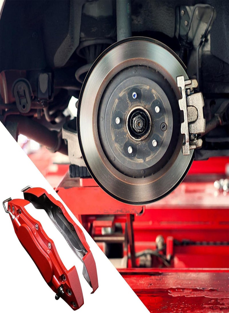 GGOOT Universal Brake Caliper Cover,Universal Disc Brake Caliper Fake Covers - Protect Auto Brake Caliper, Improve Overall Appearance of Vehicle, Left Right Refit Accessories - Image 2