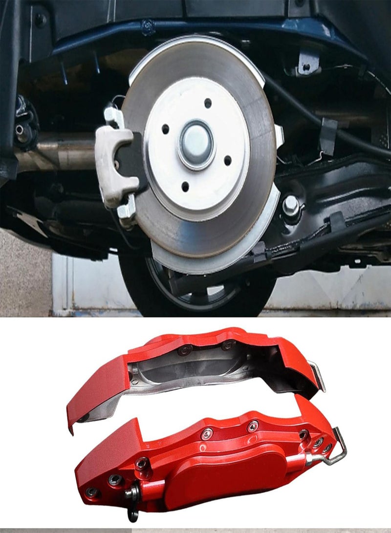 GGOOT Universal Brake Caliper Cover,Universal Disc Brake Caliper Fake Covers - Protect Auto Brake Caliper, Improve Overall Appearance of Vehicle, Left Right Refit Accessories - Image 3