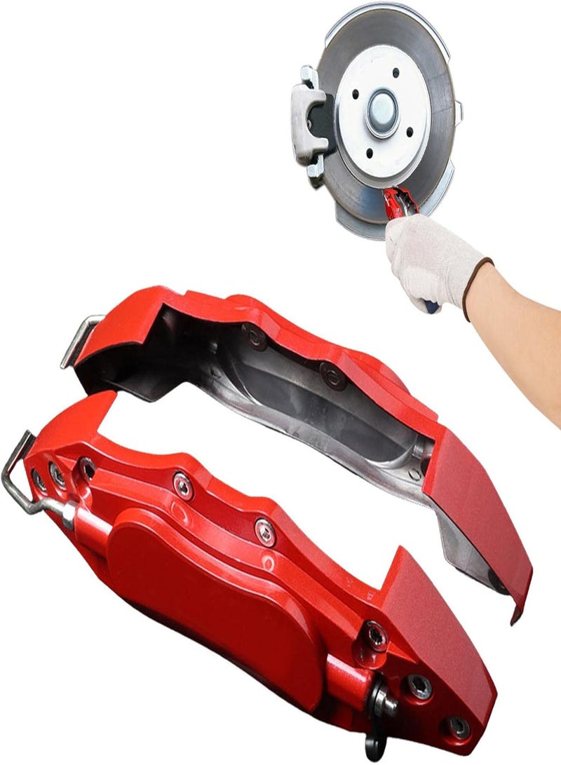 GGOOT Universal Brake Caliper Cover,Universal Disc Brake Caliper Fake Covers - Protect Auto Brake Caliper, Improve Overall Appearance of Vehicle, Left Right Refit Accessories - Image 5
