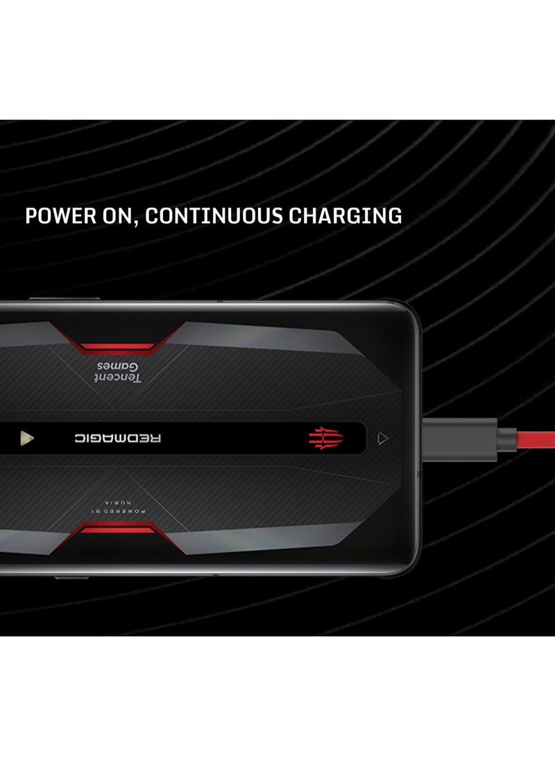 Nubia Type-C to Type-C 6A Fast Charging Cable – 1M USB-C Cable with E-Marker Smart Chip for Fast Charging & Gaming redmagic - Image 4