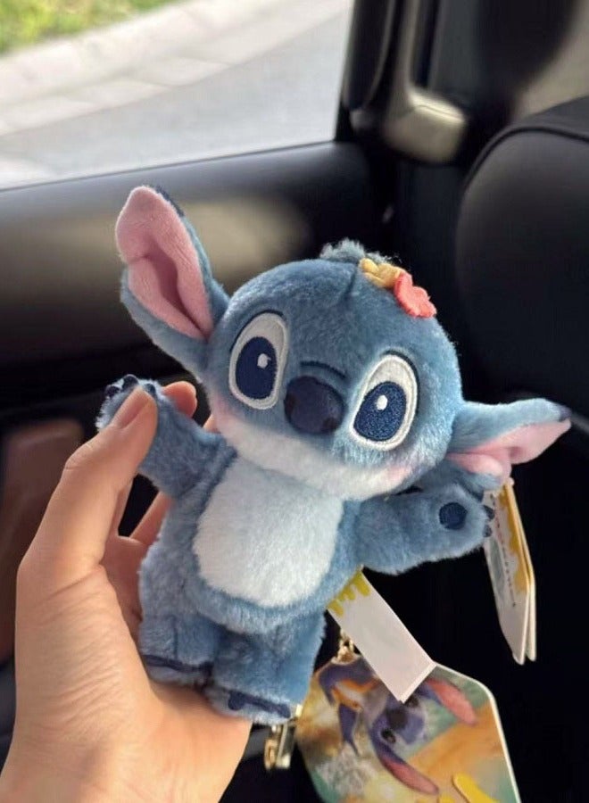 HALAMODO Stitch Plush Toy Keychain - Soft Doll Bag Charm & Adorable Key Ring, Unisex Birthday Gift for Boys and Girls,12cm  - Image 3