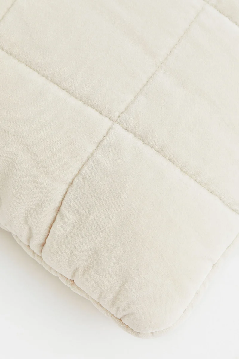 H&M Cotton velvet cushion cover