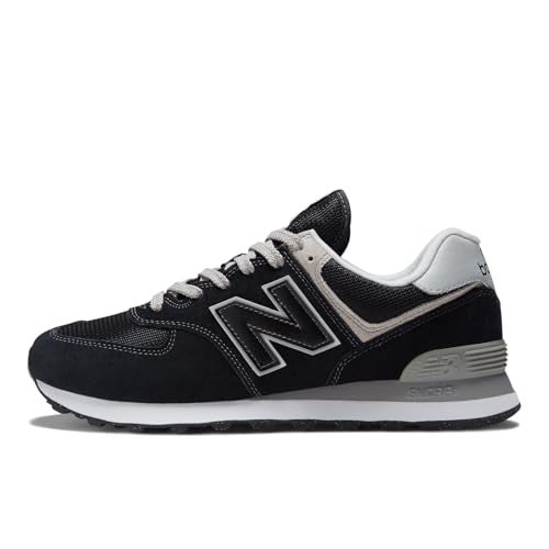 New Balance Men's 574 Core Sneaker Black/White - Image 5