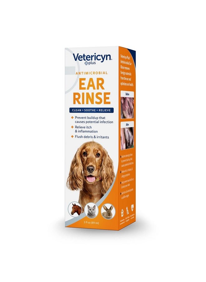 Vetericyn Plus Dog Ear Rinse | Dog Ear Cleaner To Soothe And Relieve Itchy Ears, Safe For Cat Ears, Rabbit Ears, And All Animal'S Ear Problems. 3 Ounces  - Image 3