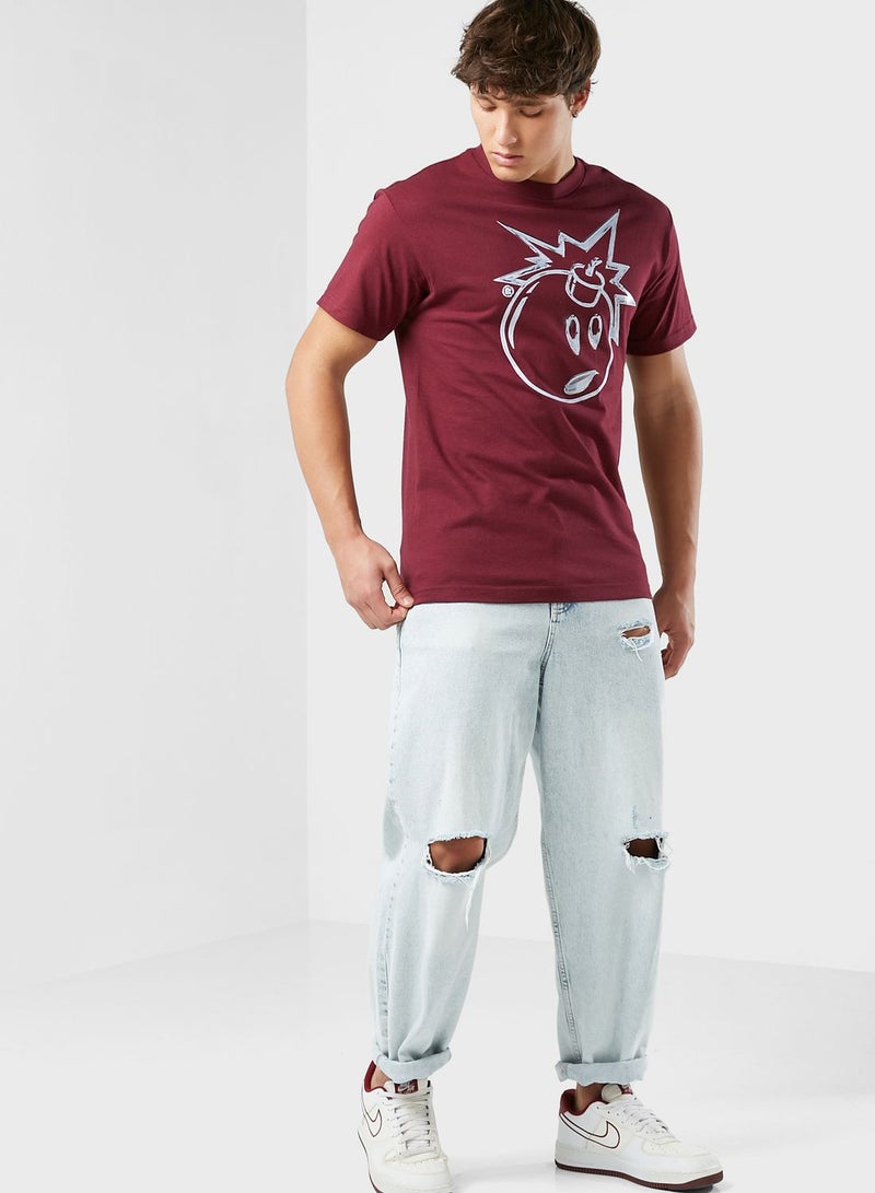 ذا هاندريدز تيشيرت بطبعة كروم آدم - Image 4