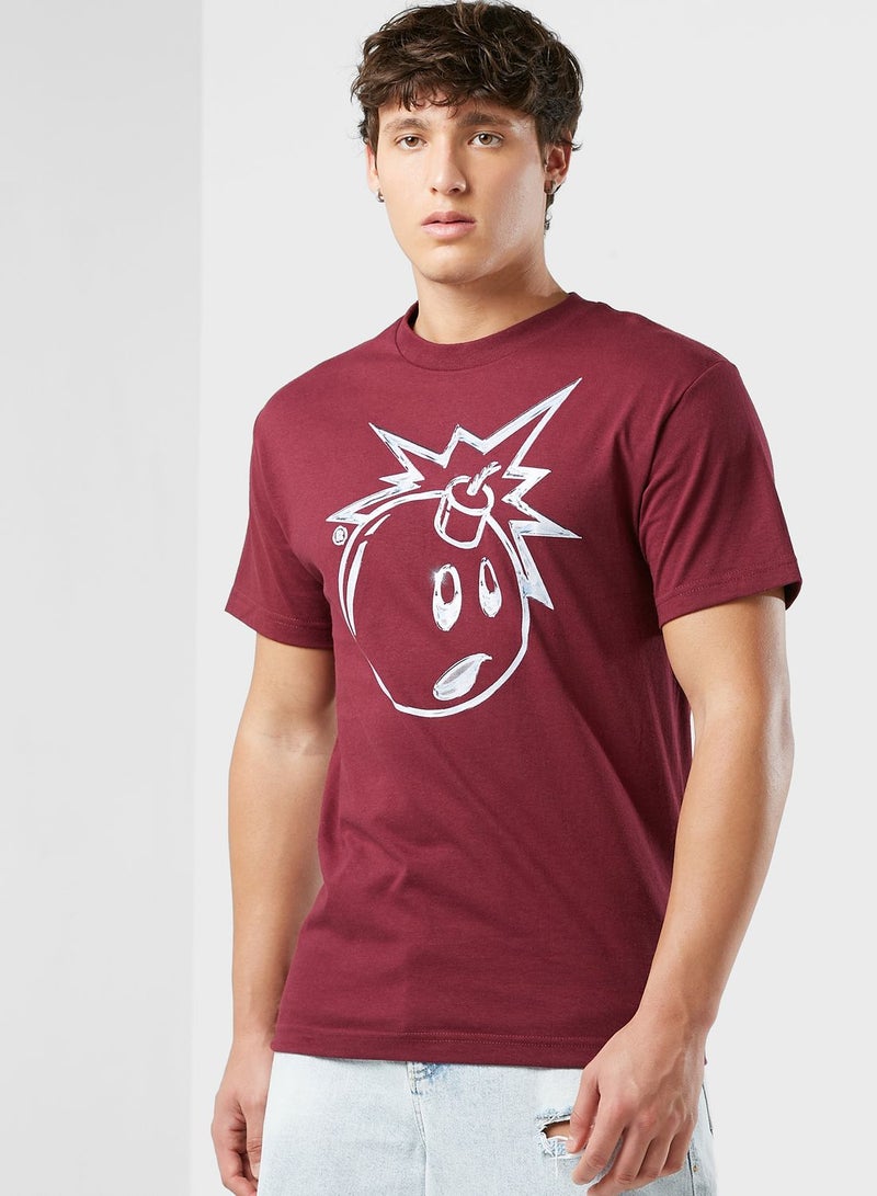 ذا هاندريدز تيشيرت بطبعة كروم آدم - Image 1