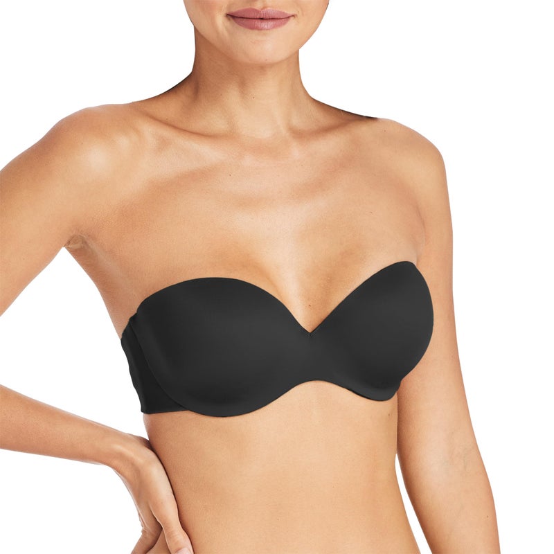 Maidenform Women's Custom Lift Strapless Bra, Black,34D - Image 1