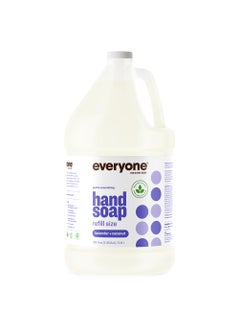 everyone for every body Everyone Liquid Hand Soap Refill 1 Gallon Lavender and Coconut PlantBased Cleanser with Pure Essential Oils 