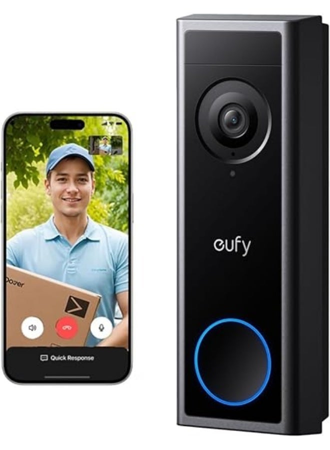 إيوفي جرس الباب المرئي الأمني سي 30 من يوفي (eufy Security Video Doorbell C30) – تصوير فائق الدقة واتصال ذكي - Image 1