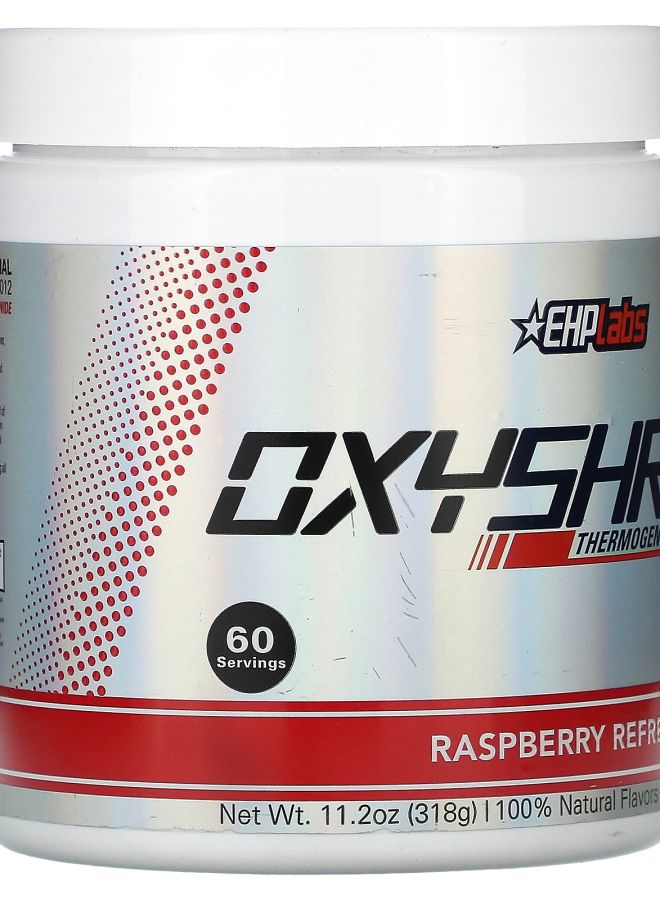 EHPLabs OxyShred Thermogenic Fat Burner Raspberry Refresh 11.2 oz (318 g) - Image 2