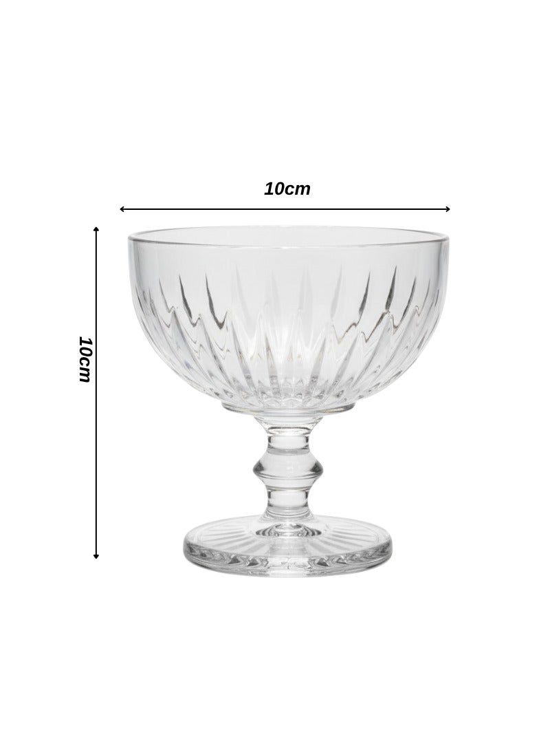 القناص طقم زبادي حلا 8 حبه قزاز كرستال  بقاعده ثابته - Image 3