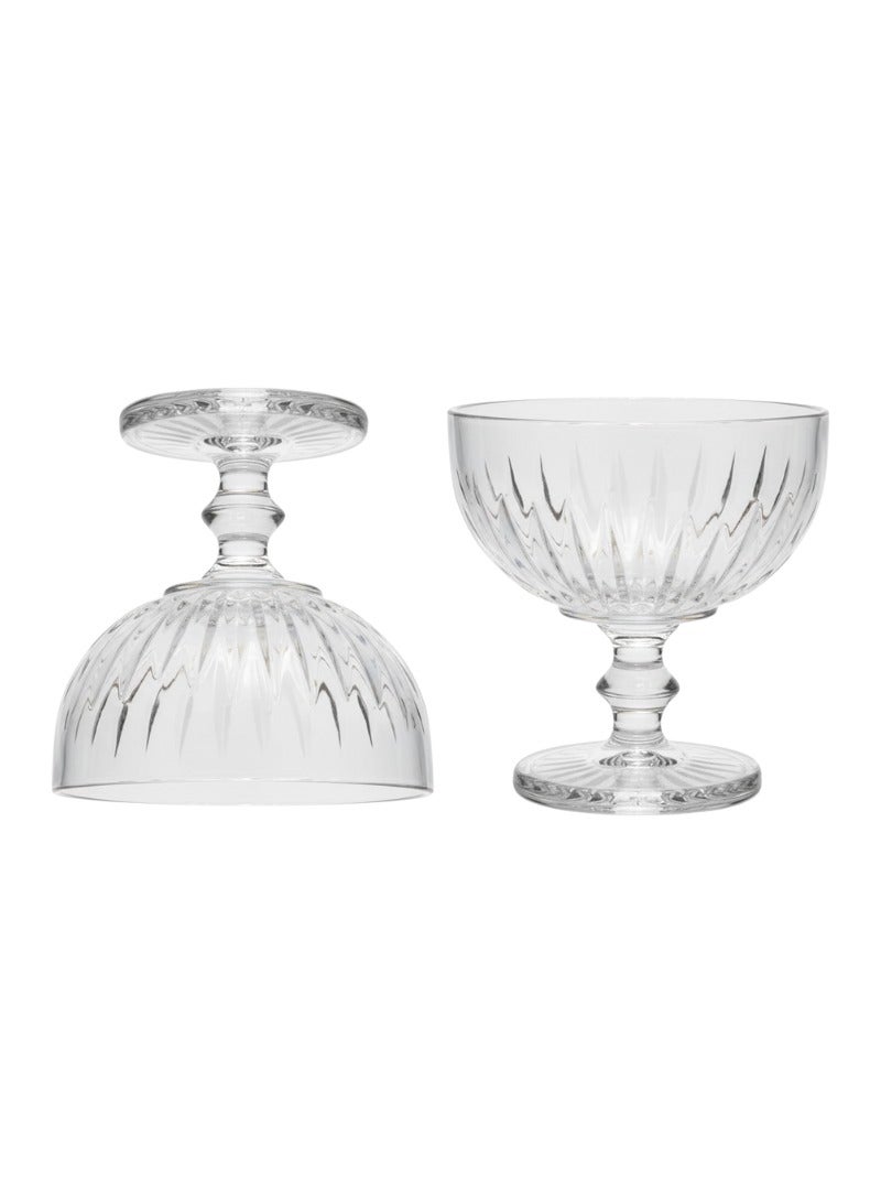 القناص طقم زبادي حلا 8 حبه قزاز كرستال  بقاعده ثابته - Image 5