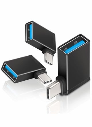 Right Angle USB C to USB Adapter, UseBean Aluminum 90 Degree USB-C to USB 3.0 Converter, Type C OTG, for MacBook Pro 2020, for iPad Pro, for Samsung Notebook 9 (3-Pack) - pzsku/Z52150CB01B3E4C7C87B8Z/45/_/1661247174/9e8e625d-4fba-4231-a48a-bc1dfc8ae868