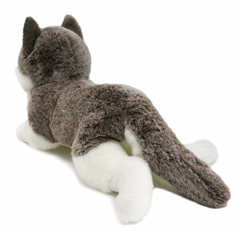 Ice King Bear Lifelike Siberian Wolf Stuffed Animal - Plush Toy - 14 Inches Length (Original) - Image 4