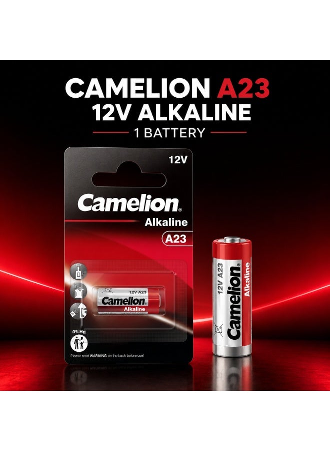 Camelion A23 12V Alkaline Remote Control Battery for Car Keys, Doorbells, Garage Door Openers & Security Systems - Image 5