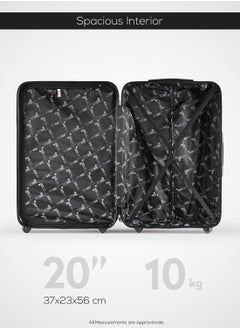 Lightweight 1 piece Single Size ABS Hard side Small Cabin Carry Travel Luggage Trolley Bag with Lock for men / women / unisex Hard shell strong - pzsku/Z52152042CBB1E883FC62Z/45/_/1668083248/6fa9726d-8c59-4f25-9085-5ef8b527f3be