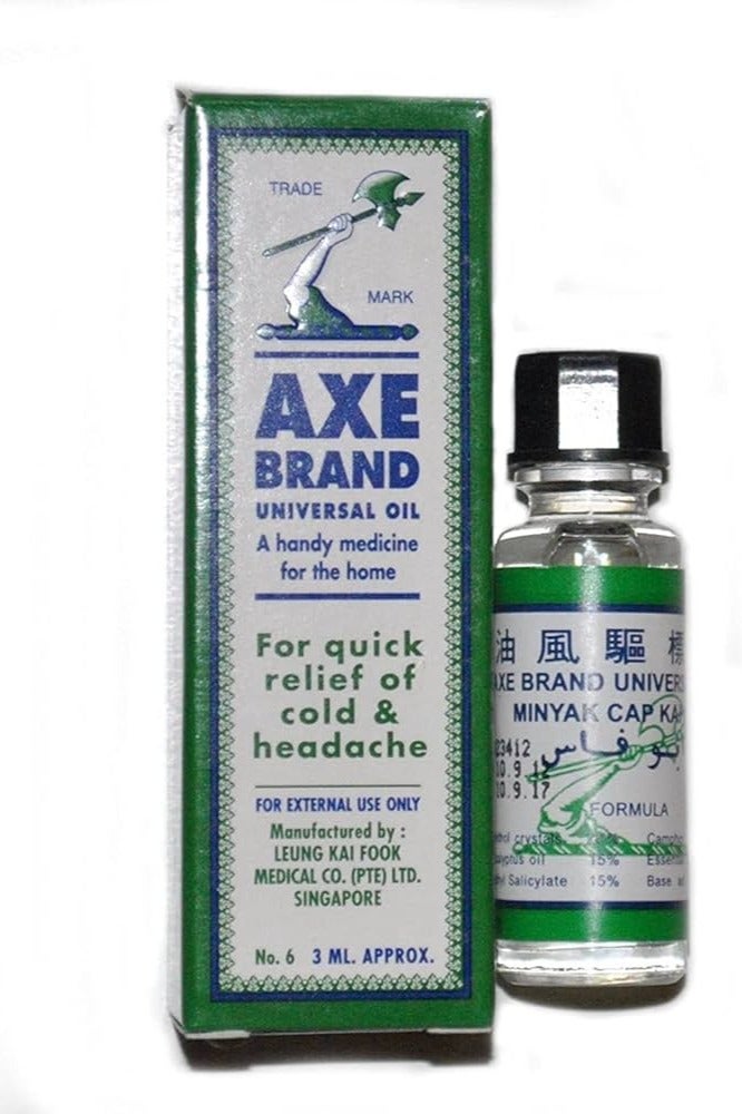 Axe Pack Of 6 Universal Oil For Quick Relief Of Cold And Headache 3ml - Image 2
