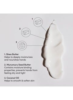 Ouai Hand Cream - Thick, Creamy Balm With Coconut Oil, Murumuru Butter And Shea Butter - Hydrating Moisturizer For Soft Hands - Use Daily To Deeply Nourish Skin (3 Oz)  - Image 2