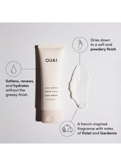 Ouai Hand Cream - Thick, Creamy Balm With Coconut Oil, Murumuru Butter And Shea Butter - Hydrating Moisturizer For Soft Hands - Use Daily To Deeply Nourish Skin (3 Oz)  - Image 1