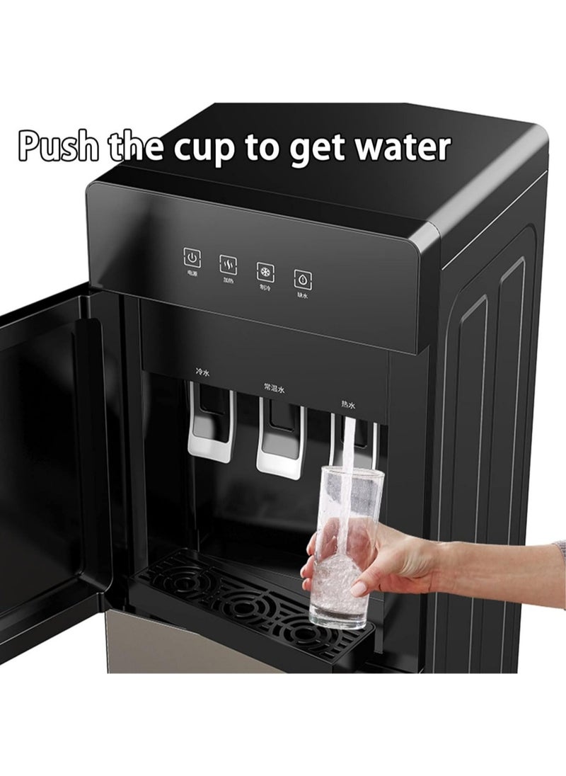 Generic - Hot & Cold Water Cooler for Home Office - Bottom Loading 5 Gallon Dispenser - Ideal 3 in 1 Water Cooler - Image 1