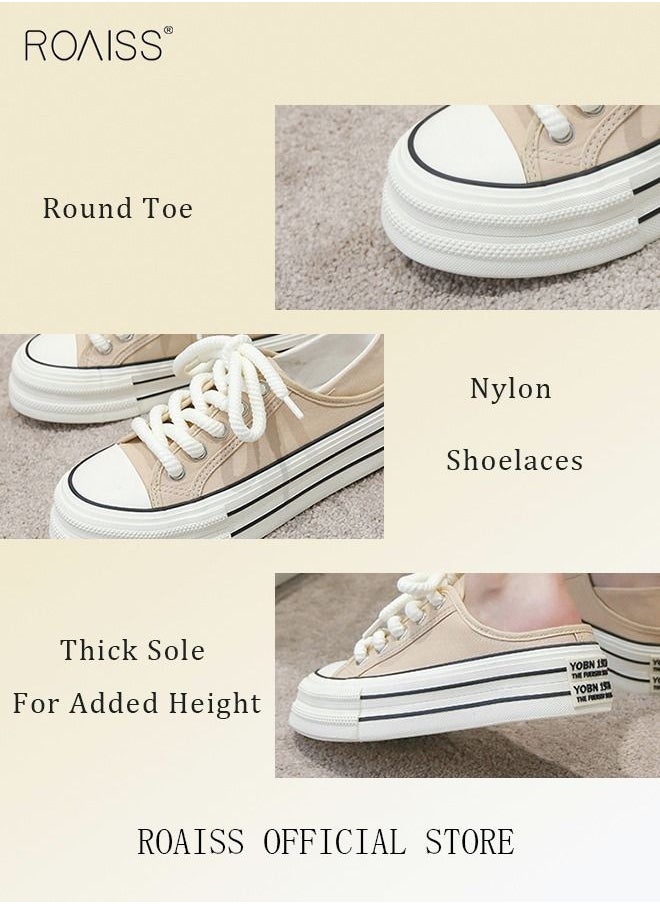 Ladies Canvas Shoes Casual Shoes Sports Breathable and Wear-Resistant Street Style Low-Top Sneakers Women's Fashion All-Match Two-Wear Canvas Shoes - pzsku/Z52157D34CE9512A75EDBZ/45/_/1691638912/477c12af-8a12-46f2-9ca4-15e3a7035982