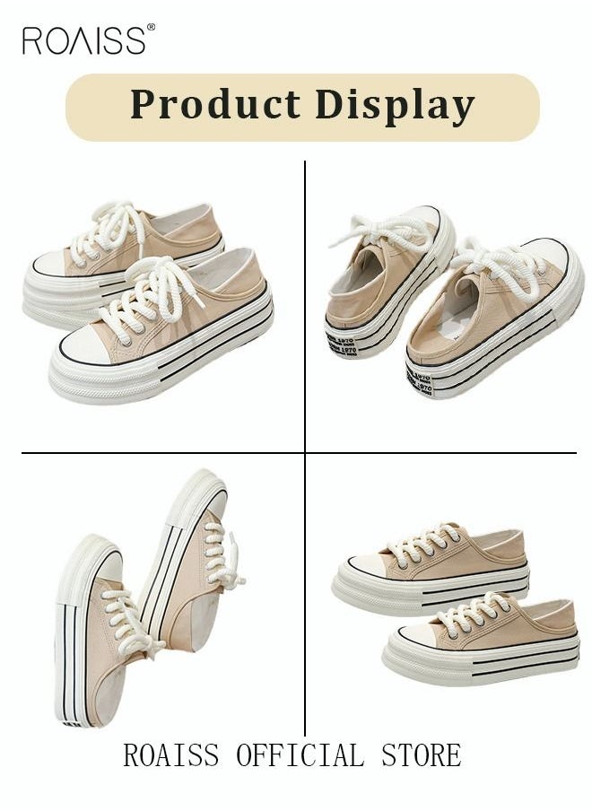 Ladies Canvas Shoes Casual Shoes Sports Breathable and Wear-Resistant Street Style Low-Top Sneakers Women's Fashion All-Match Two-Wear Canvas Shoes - pzsku/Z52157D34CE9512A75EDBZ/45/_/1691638913/5fa7d1cf-a71e-471e-9310-4b677f09cd5f