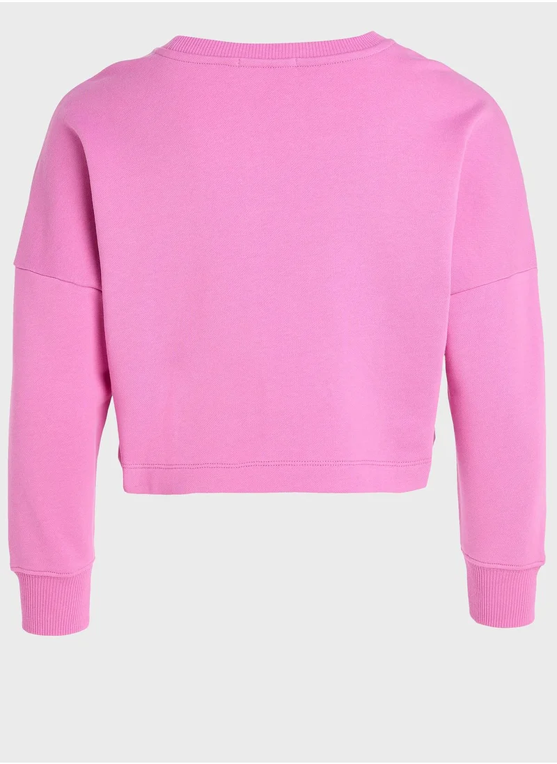 Calvin Klein Jeans Kids Crew Neck Sweatshirt