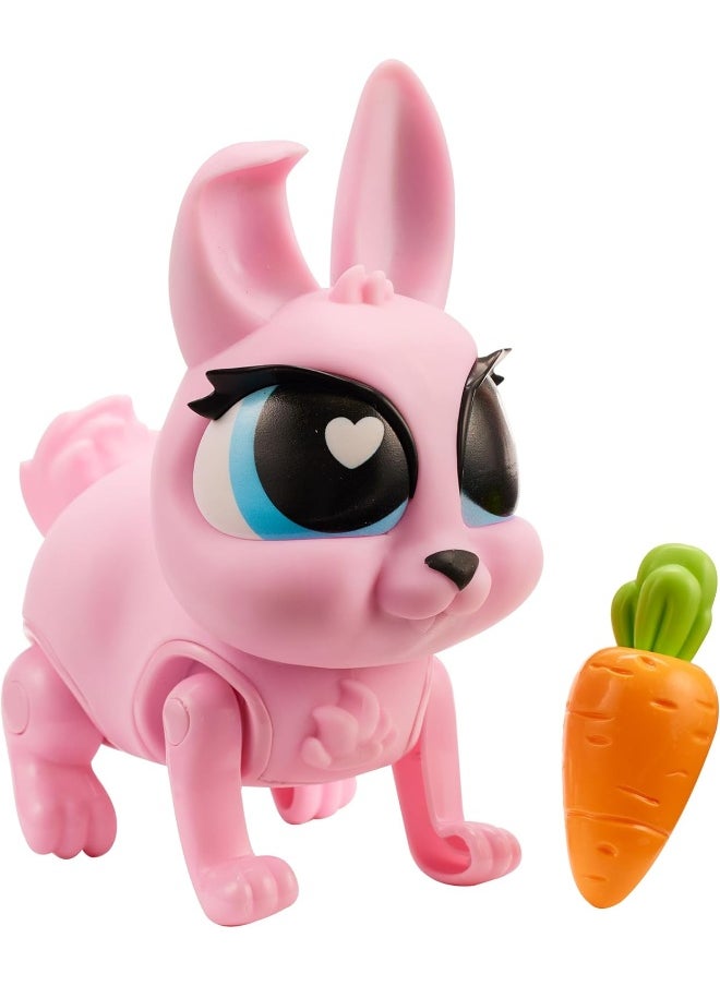 Jiggly Pets - Jiggly Pets Pixie the Rabbit Toy with Sound (20 cm, Pink) - Image 1