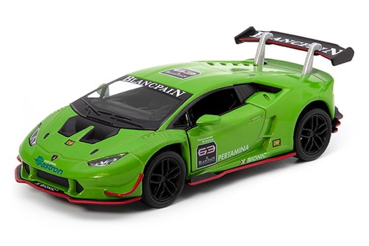 Mayatra's Kins Mart Lamborghini Huracan LP620-2 Super Trofeo Diecast Model Car - 1:36 Scale Collectible (Green) - Image 5