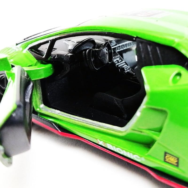 Mayatra's Kins Mart Lamborghini Huracan LP620-2 Super Trofeo Diecast Model Car - 1:36 Scale Collectible (Green) - Image 3