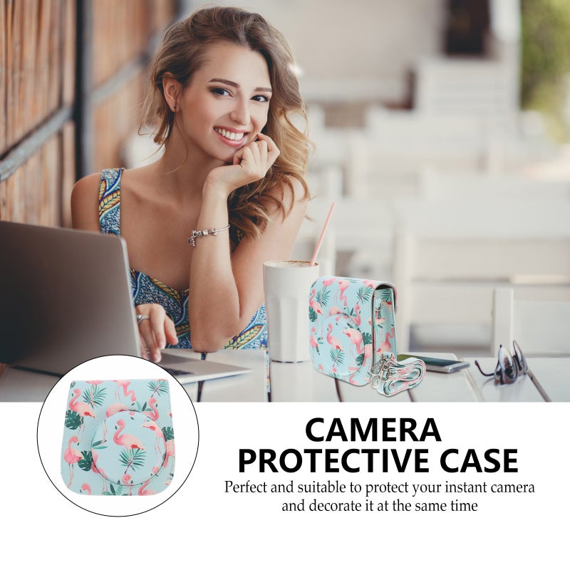 1pc Instant Camera Case PU Storage Pouch Protector Compatible for Mini 11/9/8 - Image 4