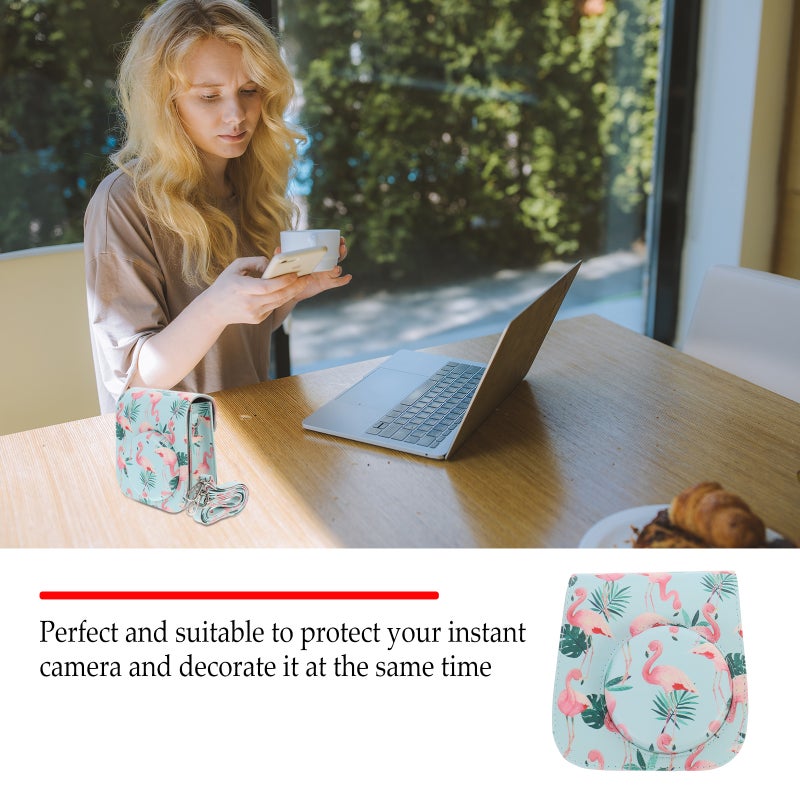 1pc Instant Camera Case PU Storage Pouch Protector Compatible for Mini 11/9/8 - Image 5