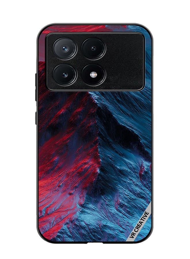 VR CREATIVE Protective Case Cover For Xiaomi Poco X6 Pro Mountain Design Multicolour - Image 1
