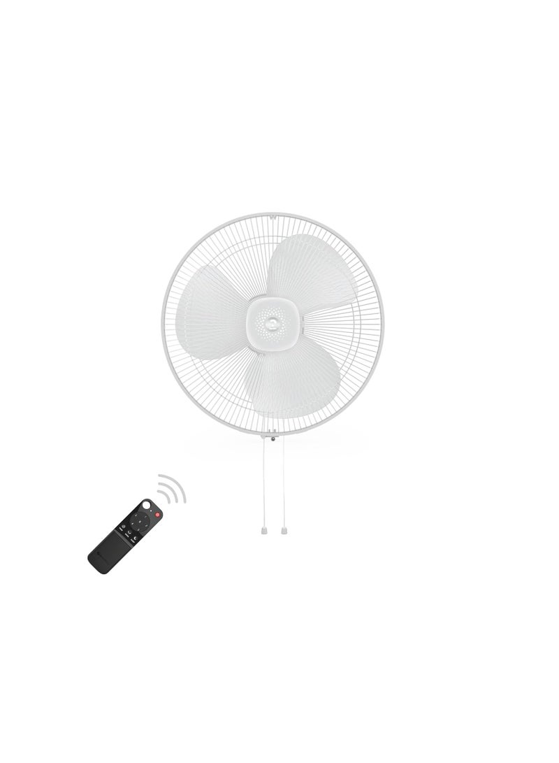 atomberg Renesa 400mm Wall Mount Fan | Wall Fans for Home | Silent BLDC Wall Fan | Remote with Timer & Sleep Control | 1+1 Year Warranty (Snow White)  - Image 1