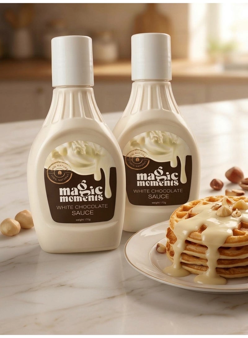 White Chocolate Sauce - 170g (Pack of 2)