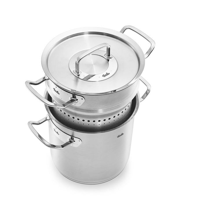 ORIGINALPROFI COLLECTION STAINLESS STEEL 63 QUART MULTIPOT WITH STEAMER INSERT AND METAL LID