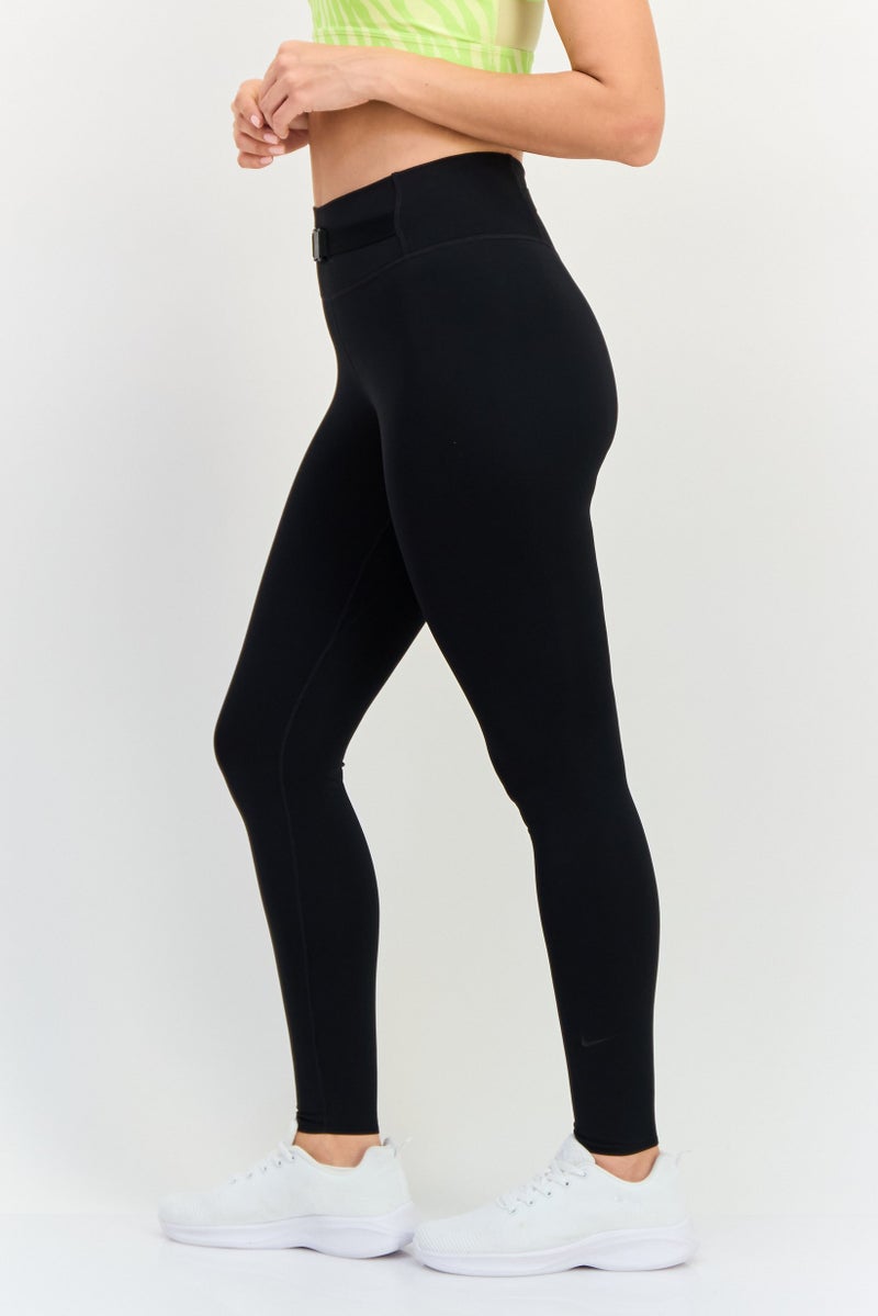 Nike Women Dri Fit Brand Logo Training Legging, Black - Image 3