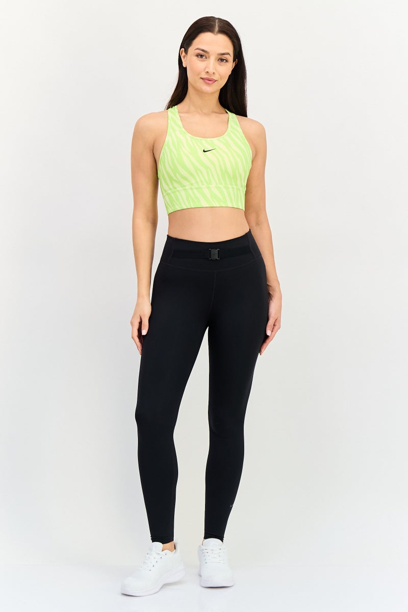 Nike Women Dri Fit Brand Logo Training Legging, Black - Image 2